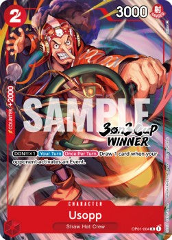 【英語版】ウソップ Usopp 3on3 Cup Winner  発送時期1ヶ月以内 ONEPIECE