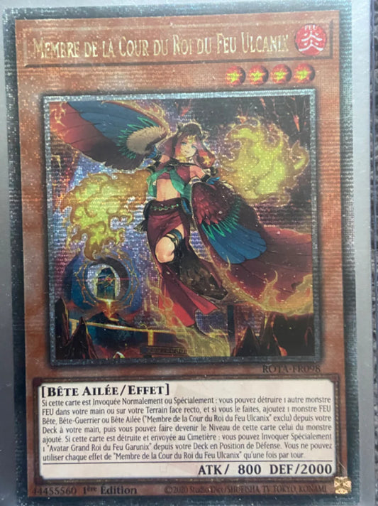 【受注発送】EU版 炎王妃 ウルカニクス Fire King Courtier Ulcanix(Quarter Century Secret Rare)