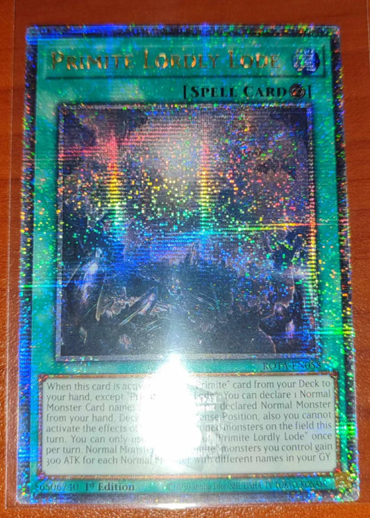【受注発送】EU版 原石の皇脈 Primite Lordly Lode(Quarter Century Secret Rare)
