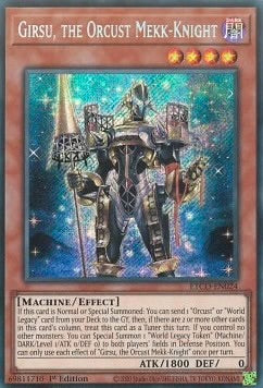 ★受注発送★宵星の騎士ギルス(シークレットレア) Girsu, the Orcust Mekk-Knight 1st