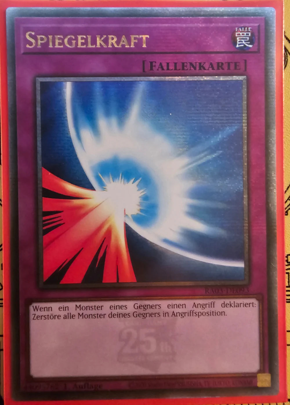 受注発送】EU版 聖なるバリア －ミラーフォース－(25thシークレット