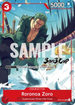 【英語版】ロロノアゾロ Roronoa Zoro 3on3cup 【ST01-013】発送時期1ヶ月以内