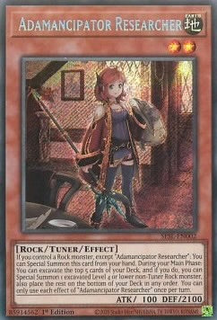 ★受注発送★魔救の探索者(シークレットレア) Adamancipator Researcher 1st