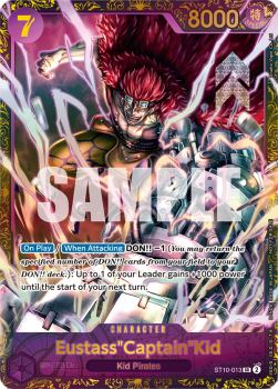 【英語版】ユースタスキッド Eustass Captain Kidプロモカード 【ST10-013】発送時期1ヶ月以内 ONEPIECE