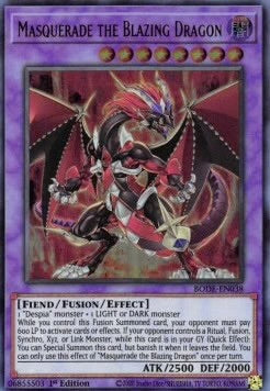 ★受注発送★赫灼竜マスカレイド (ウルトラレア) Masquerade the Blazing Dragon 1st