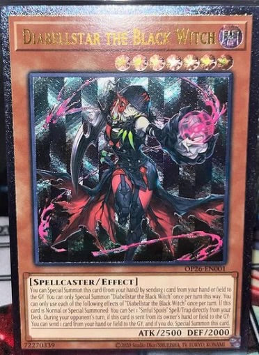 受注発送 黒魔女ディアベルスター(アルティメットレア) Diabellstar the Black Witch