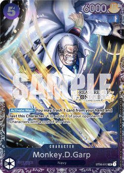 【英語版】モンキーDガープ Monkey.D.Garp Treasure Cup Best16【ST06-012】発送時期1ヶ月以内 ONEPIECE