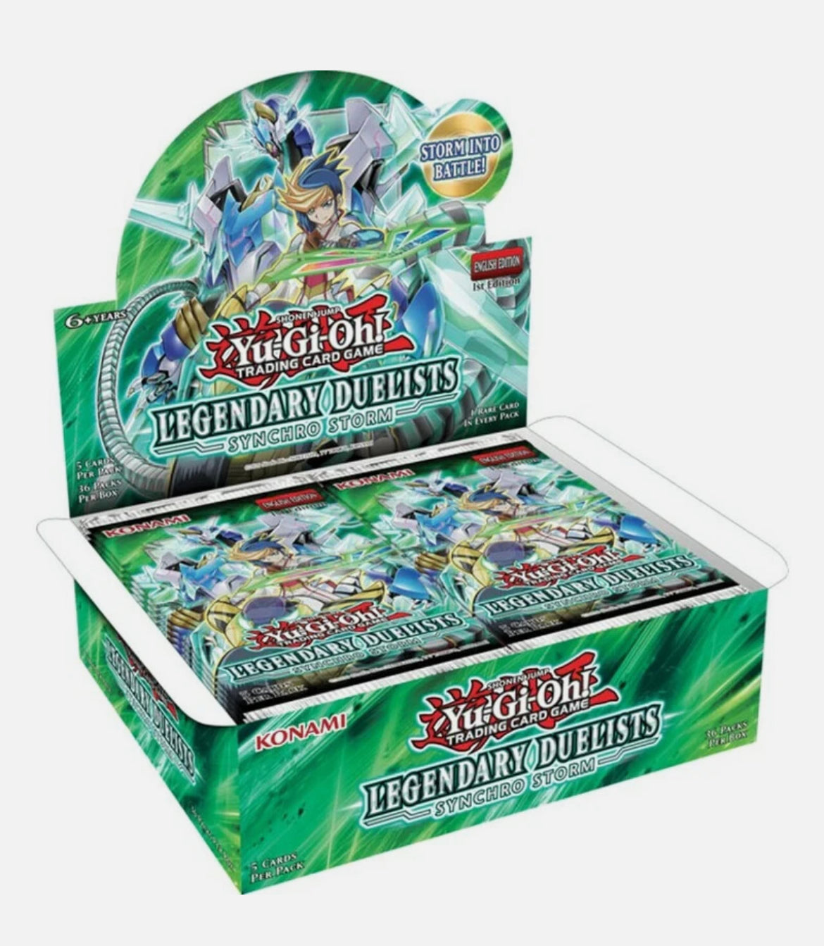 遊戯王 EU英語版 LEGENDARY DUELISTS Synchro Storm Booster Box