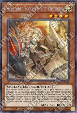 ★受注発送★白の聖女エクレシア (シークレットレア) MP22 Incredible Ecclesia, the Virtuous 1st
