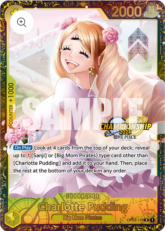 【英語版】プリン charlotte Pudding  cs2024【OP03-112】発送時期:１ヶ月以内 ONEPIECE