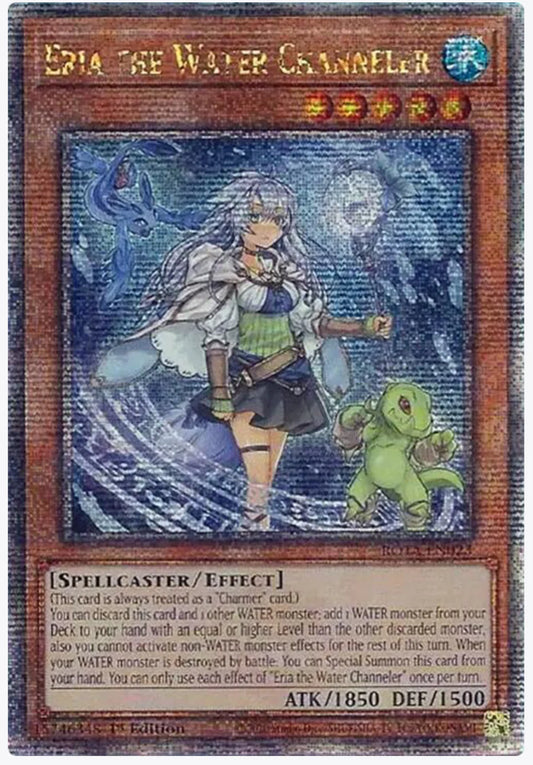発注商品 EU版　水霊媒師エリアEria the Water Channeler (Quarter Century Secret Rare)