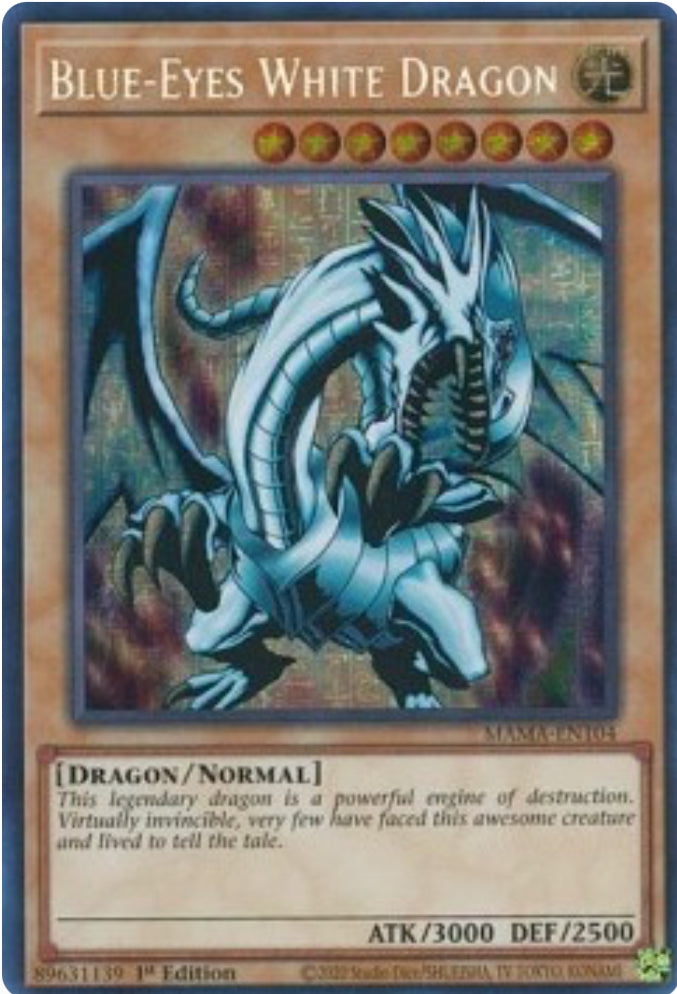 Blue-Eyes White Dragon ブルーアイズホワイトドラゴン Secret Parallel Rare Magnificent Mavens