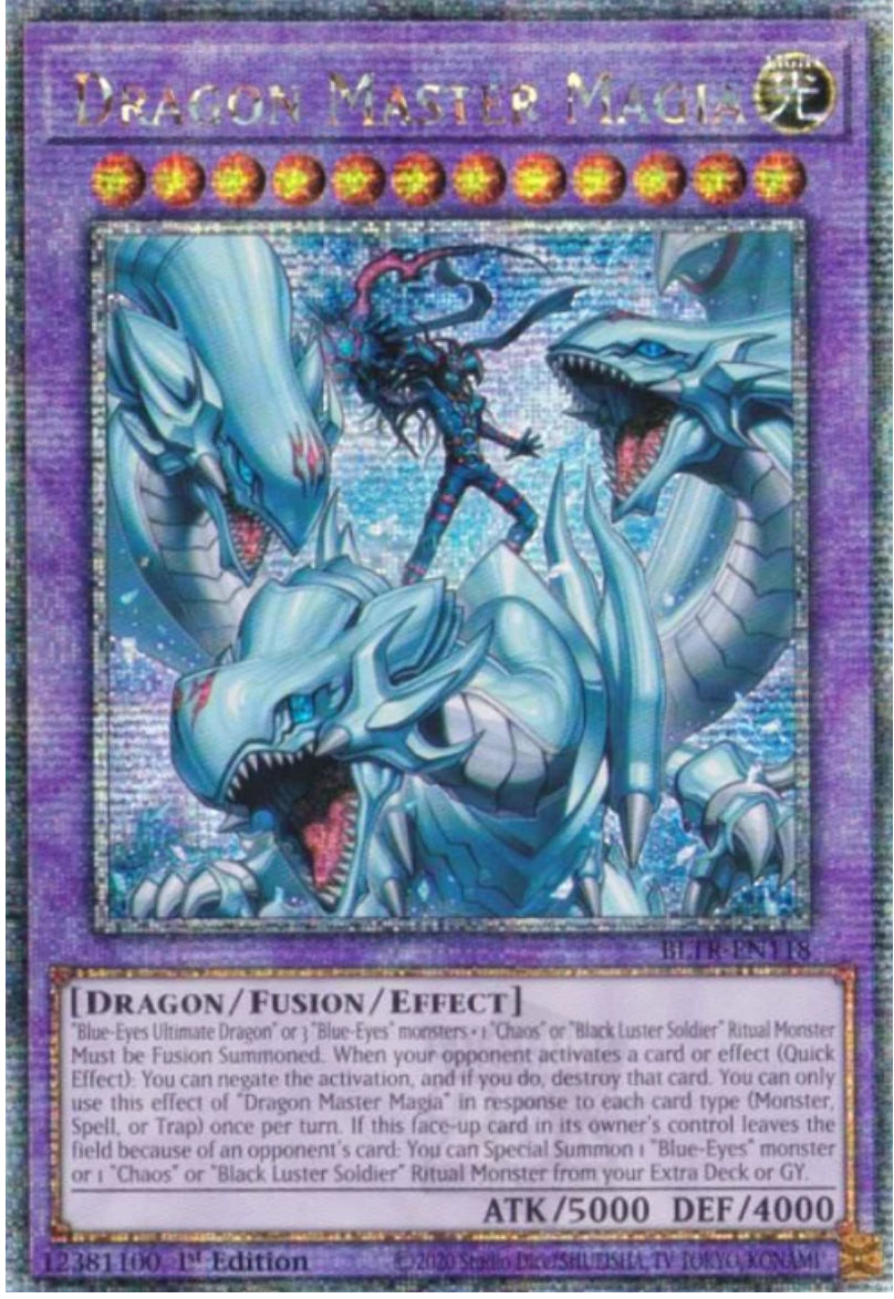BLTR-EN118 Dragon Master Magia 究極竜魔導師 (クォーターセンチュリーシークレットレア) 1st Edition