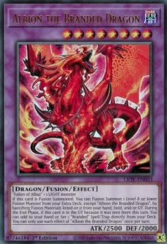 ★受注発送★烙印竜アルビオン（ウルトラレア) Albion the Branded Dragon 1st