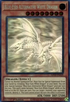 ★受注発送★青眼の亜白龍(ゴーストレア) Blue-Eyes Alternative White Dragon 1st