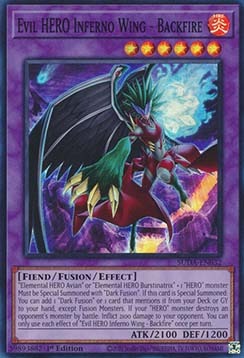 ★受注発送★SUDA-032 E-HERO インフェルノ・ウィング－ヘルバック・ファイア
Evil HERO Inferno Wing - Backfire
