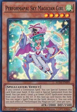 ★受注発送★SUDA-099  Performapal Sky Magician Girl 海外限定