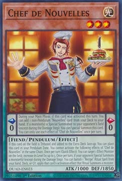 ★受注発送★DUAD-023 シェフ・ド・ヌーベルズ
Chef de Nouvelles