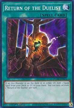 ★受注発送★DUAD-071 リターン・オブ・ザ・デュエリスト
Return of the Duelist