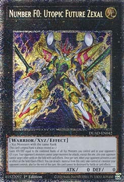 ★受注発送★DUAD-042 FNo.0 未来皇ホープ・ゼアル
Number F0: Utopic Future Zexal スターライトレア