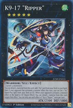 ★受注発送★JUSH-035 K９－１７号 “Ripper”
K9-17 "Ripper" コレクターズレア