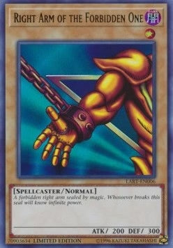 ★受注発送★封印されし者の右腕 (ウルトラレア) Right Arm of the Forbidden One 未開封