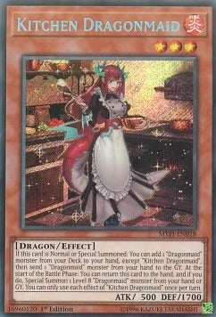 受注発送 ドラゴンメイド・ティルル（シークレットレア) Kitchen Dragonmaid 1st