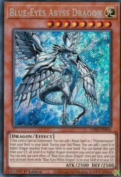 ★受注発送★深淵の青眼龍 (シークレットレア) Blue-Eyes Abyss Dragon 未開封 1st