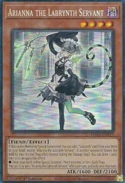 受注発送 白銀の城の召使い アリアンナ (コレクターズレア) Arianna the Labrynth Servant 1st