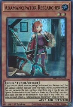 ★受注発送★魔救の探索者（ウルトラレア）Adamancipator Researcher 1st