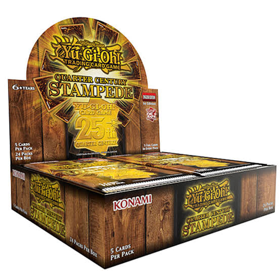 英語版 Quarter Century Stampedeクォーター・センチュリー・スタンピー 1st Edition 1BOX Yu-gi-Oh 遊戯王